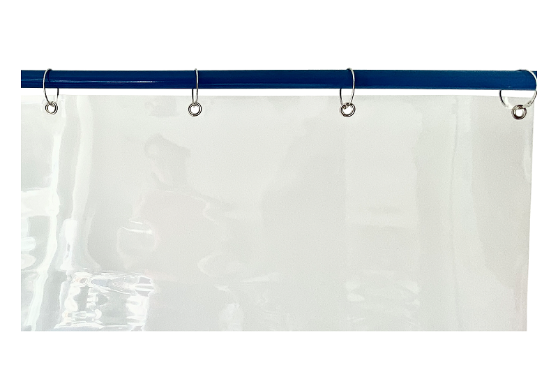 1402 Wandschoner / Schlagschutz aus transparentem PVC zum Schutz